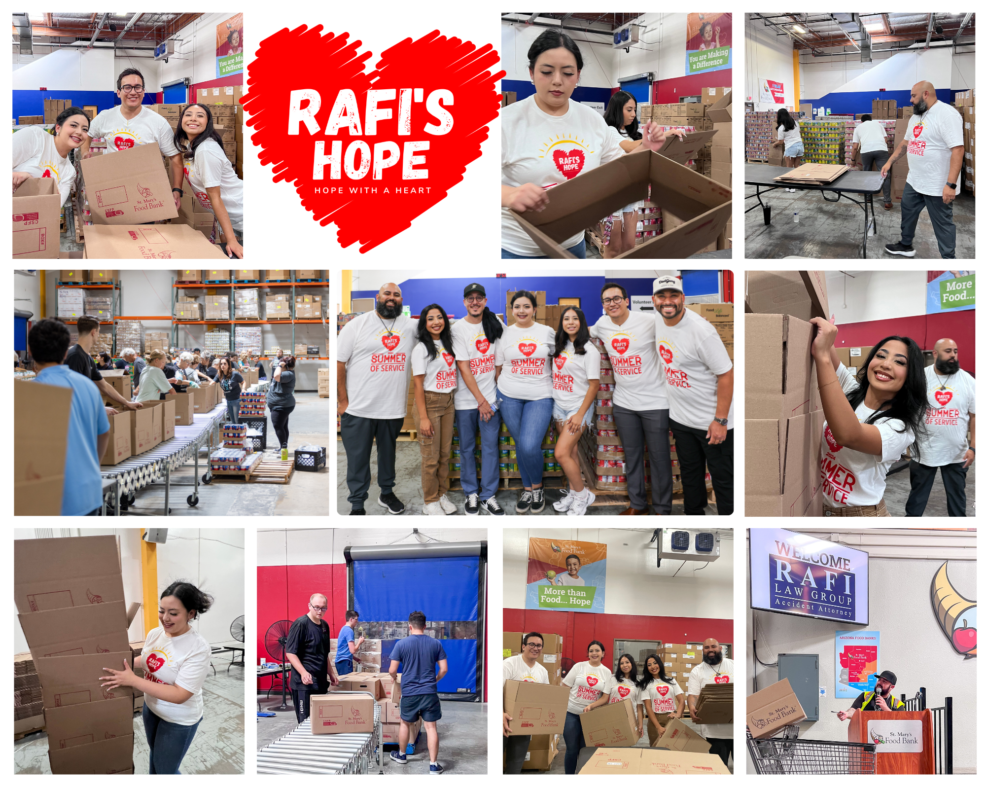 Summer of Service Kickoff – St. Mary’s Food Bank